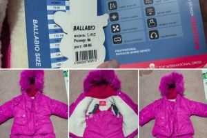 Тёплый зимний костюм на девочку